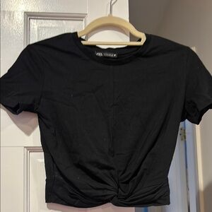 Black T-Shirt by Zara